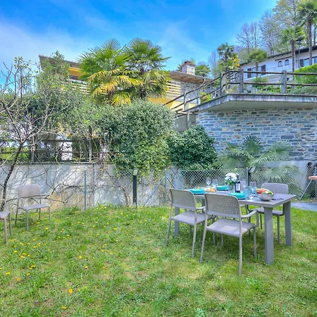 Casa Zaira 1 2Br In Caviano Gambarogno - Happy Rentals Apartmán *