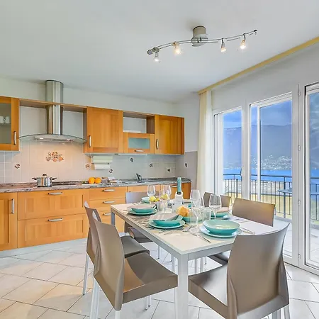 Casa Zaira 1 2Br In Caviano Gambarogno - Happy Rentals *
