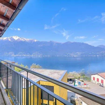Casa Zaira 1 2Br In Caviano Gambarogno - Happy Rentals Apartmán *