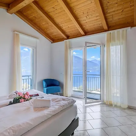 Casa Zaira 1 2Br In Caviano Gambarogno - Happy Rentals Apartmán Caviano