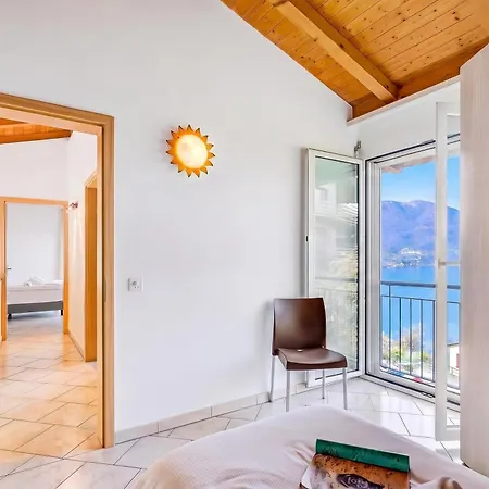 Casa Zaira 1 2Br In Caviano Gambarogno - Happy Rentals Apartmán