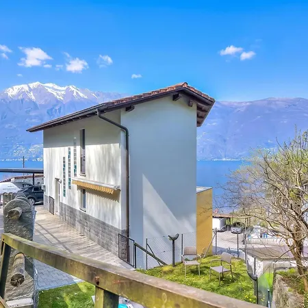 Casa Zaira 1 2Br In Caviano Gambarogno - Happy Rentals Apartmán
